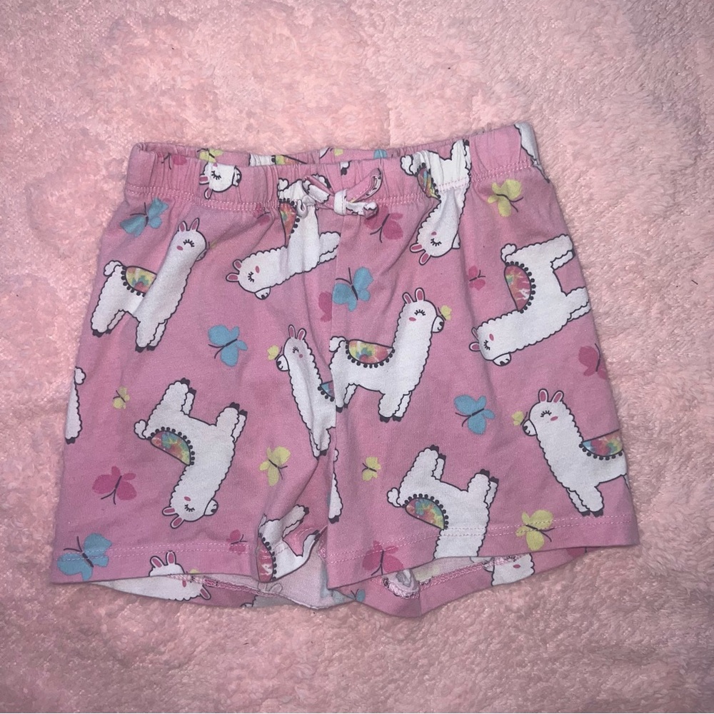 Pink Toddler Girls Size 5T The Children’s Place Llama Butterfly Casual Shorts